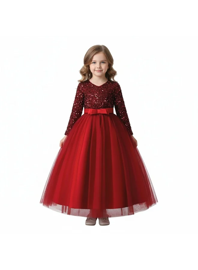 Bidani Glitter Joy Red Dress